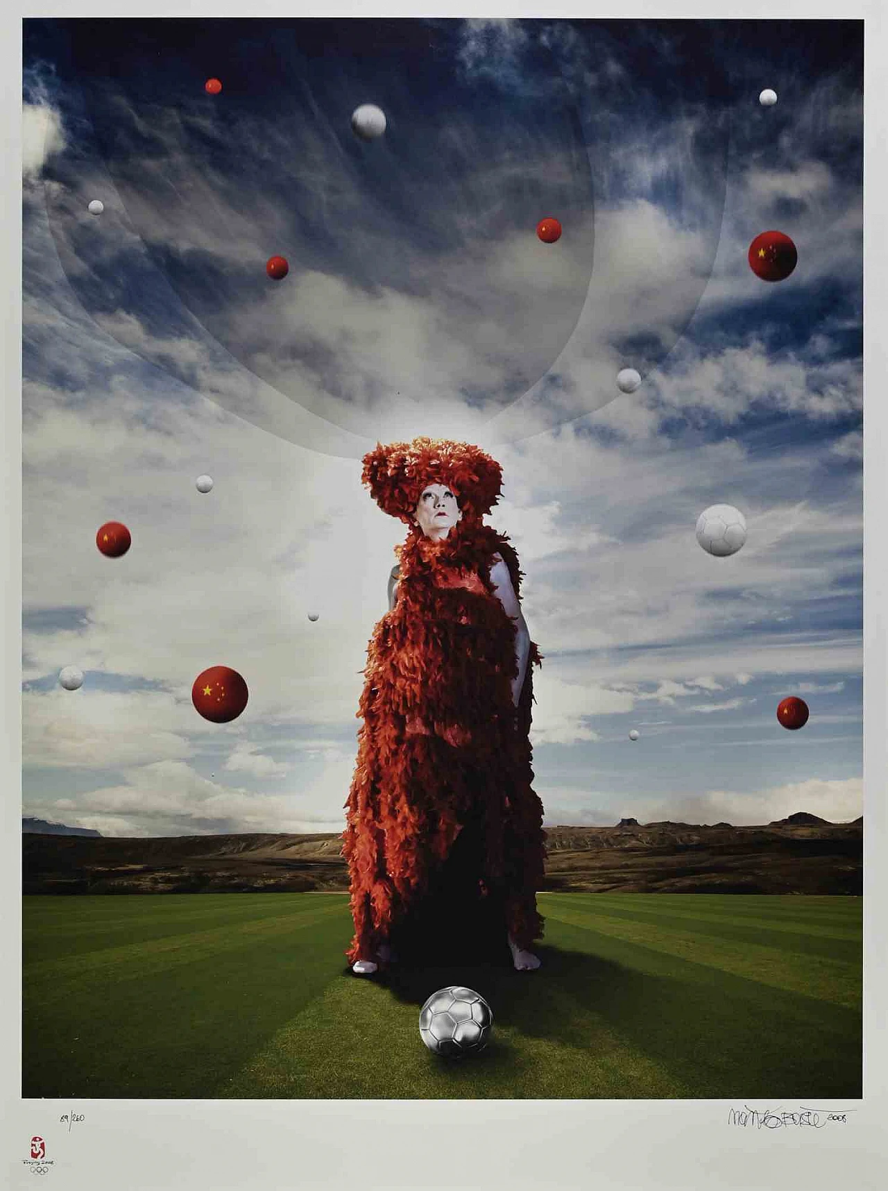 Matteo Basilè, Game Lover, Olympic Games Beijing 2008, Lithograph 2000s 1