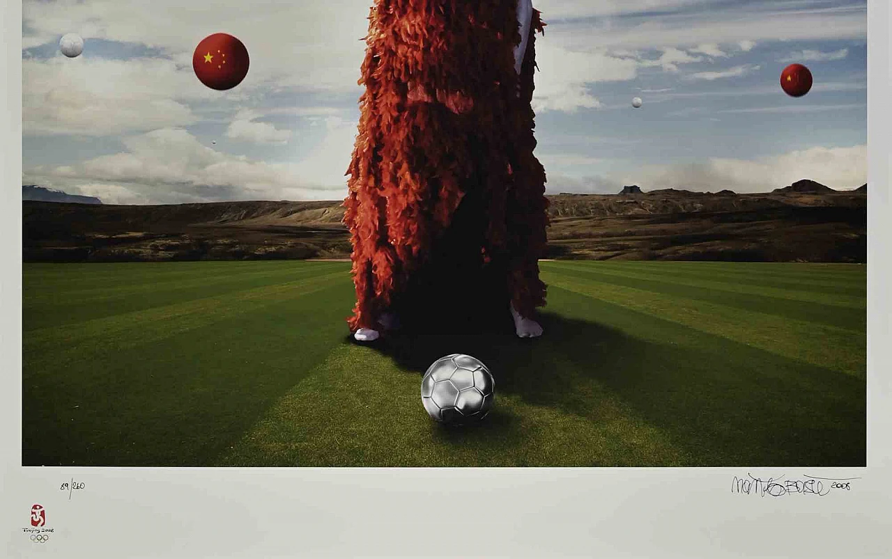 Matteo Basilè, Game Lover, Olympic Games Beijing 2008, Lithograph 2000s 2