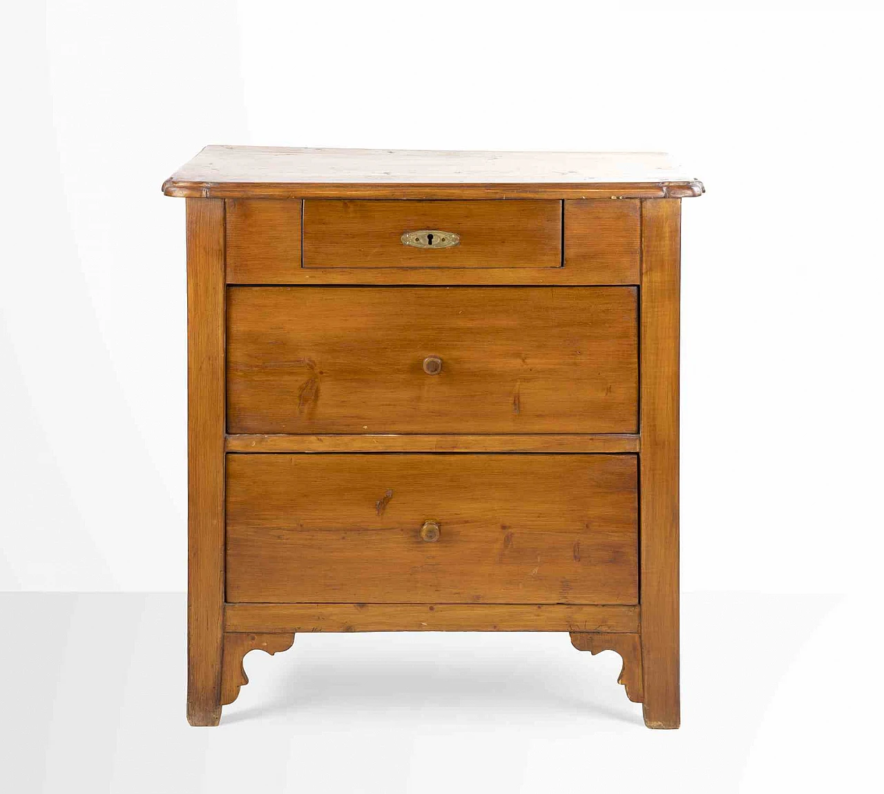 Artista del XX secolo, comodino in legno della metà del secolo Anni 2000 1