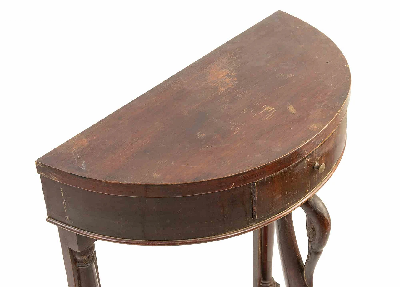 Consolle a mezza luna Vintage, anni 2000 6