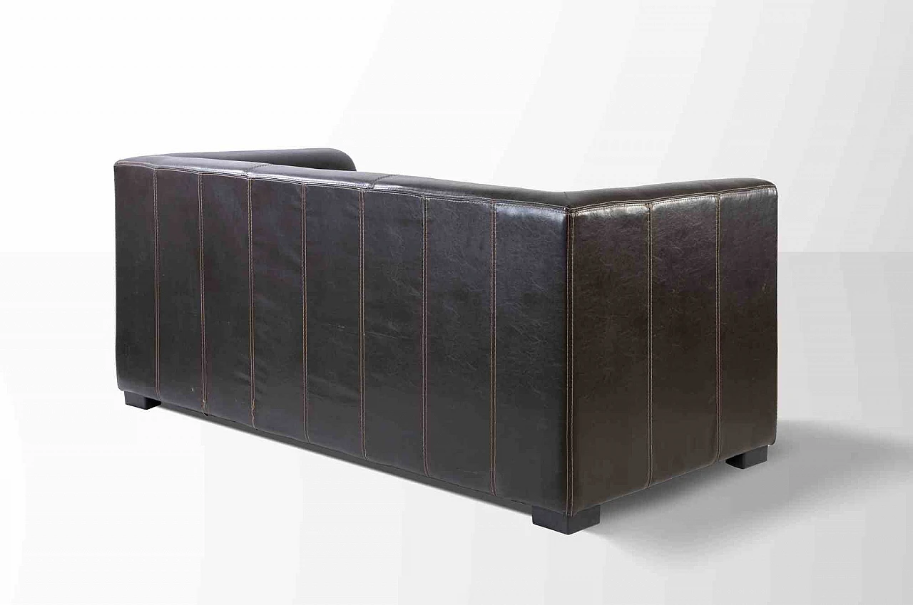 Artist XX century, Leather Sofa 1960s-1970s 5