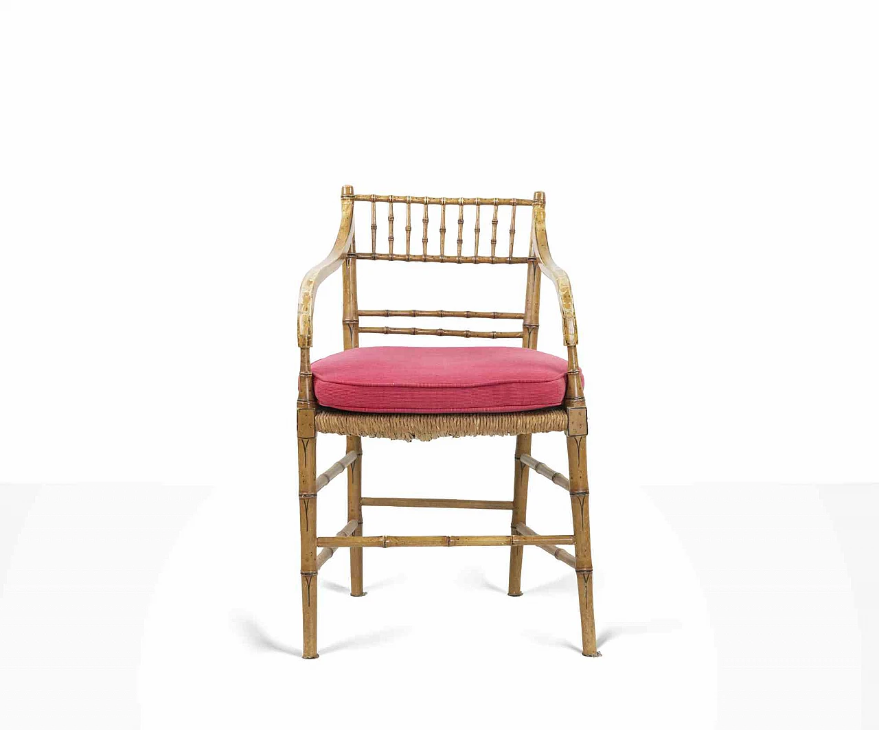 Artist XX century, Vintage Bambu Chair 1960s-1970s 1