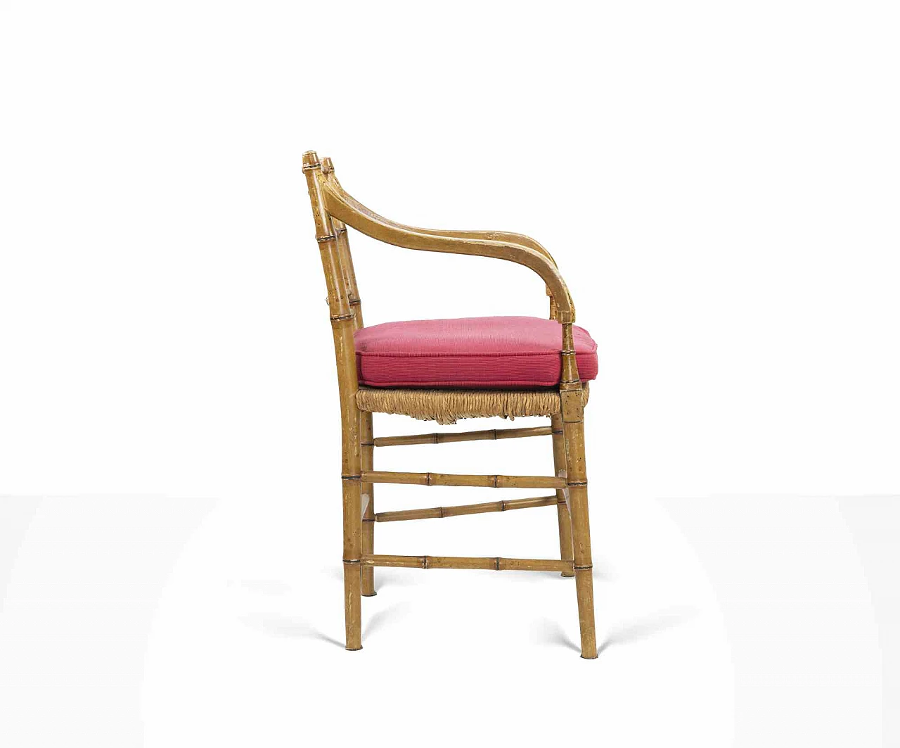 Artist XX century, Vintage Bambu Chair 1960s-1970s 5