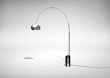 Achille Castiglioni, Lampada da terra 1960-1979