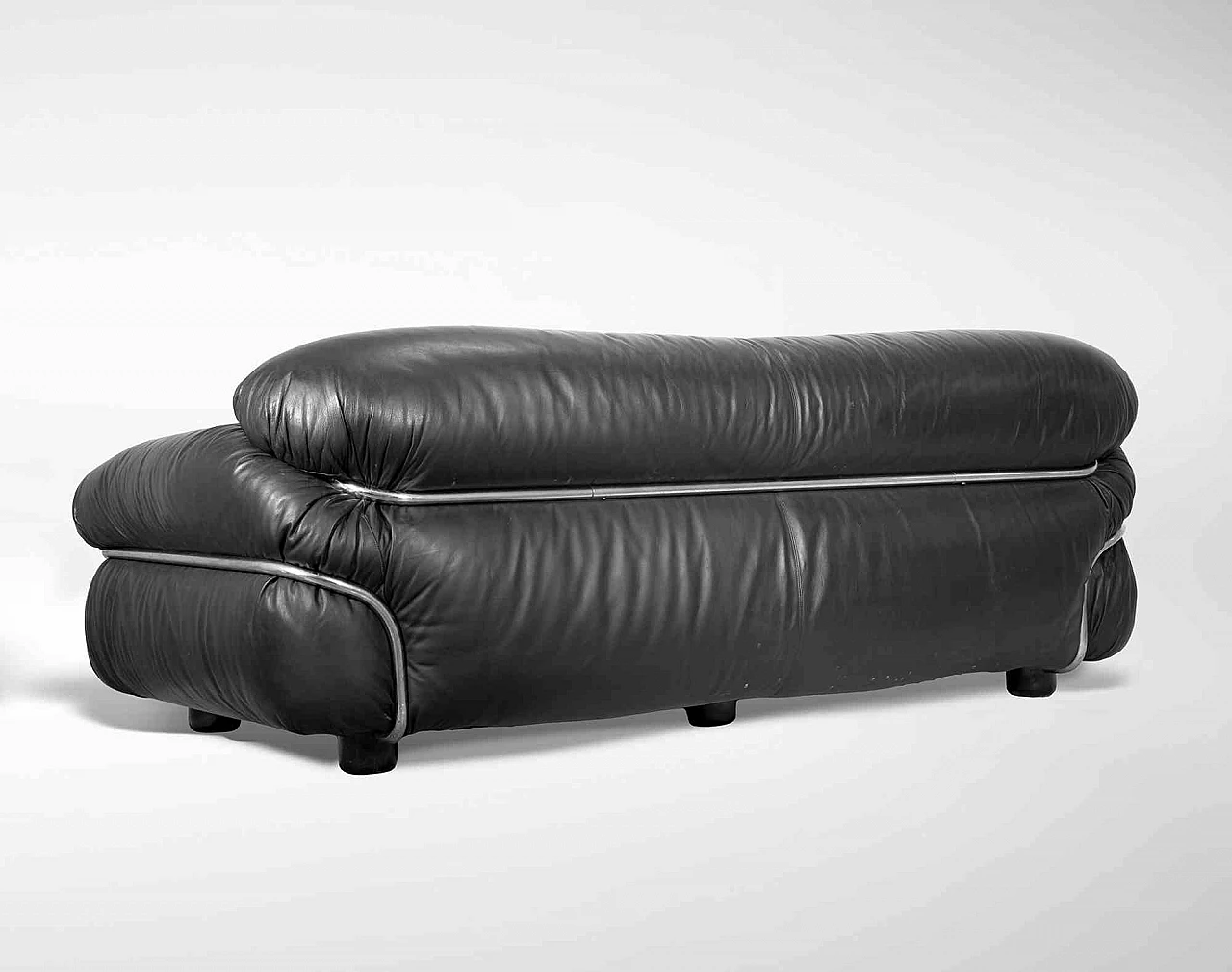 Gianfranco Frattini, Two Seater Sofa mod. "Sesann" 1960s-1970s 2