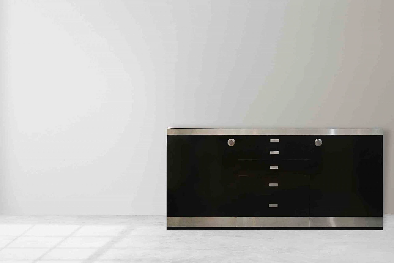 Willy Rizzo, Vintage Sideboard 1960s-1970s 1