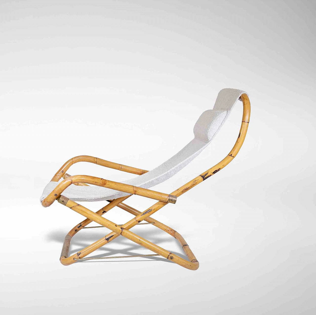 n.a., Folding Bambu Deckchair 1960s-1970s 3