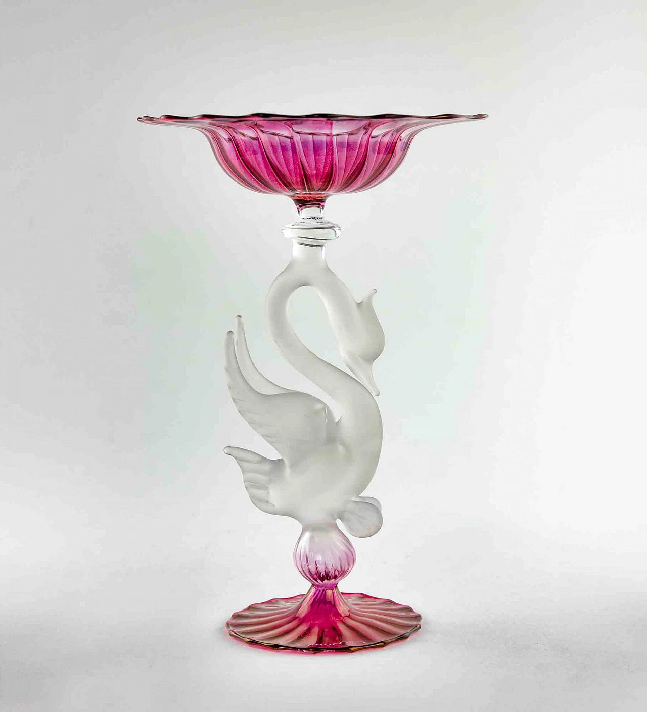 n.a., Murano Glass Cake Stand by La Murrina 1940s-1950s 1