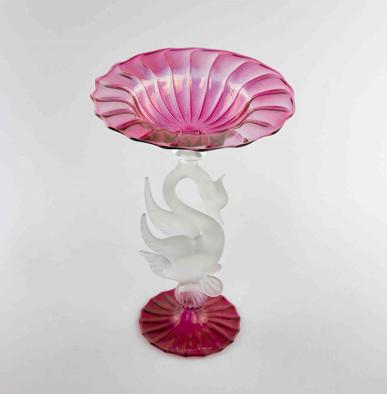 n.a., Murano Glass Cake Stand by La Murrina 1940s-1950s 2