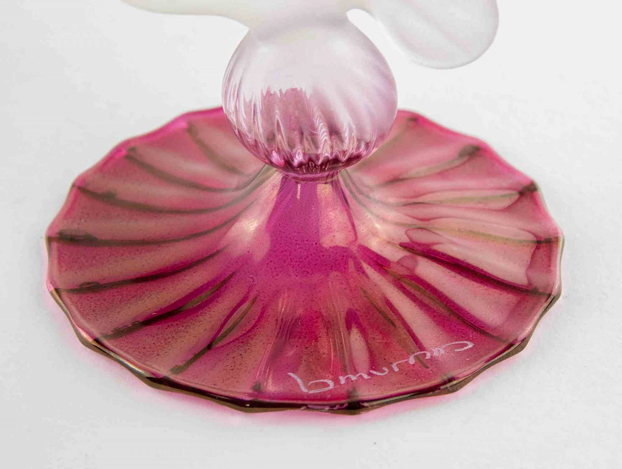 n.a., Murano Glass Cake Stand by La Murrina 1940s-1950s 4