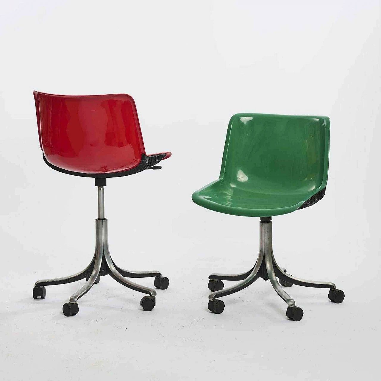 n.a., Four 'Modus' Work Chairs 1980s-1990s 3