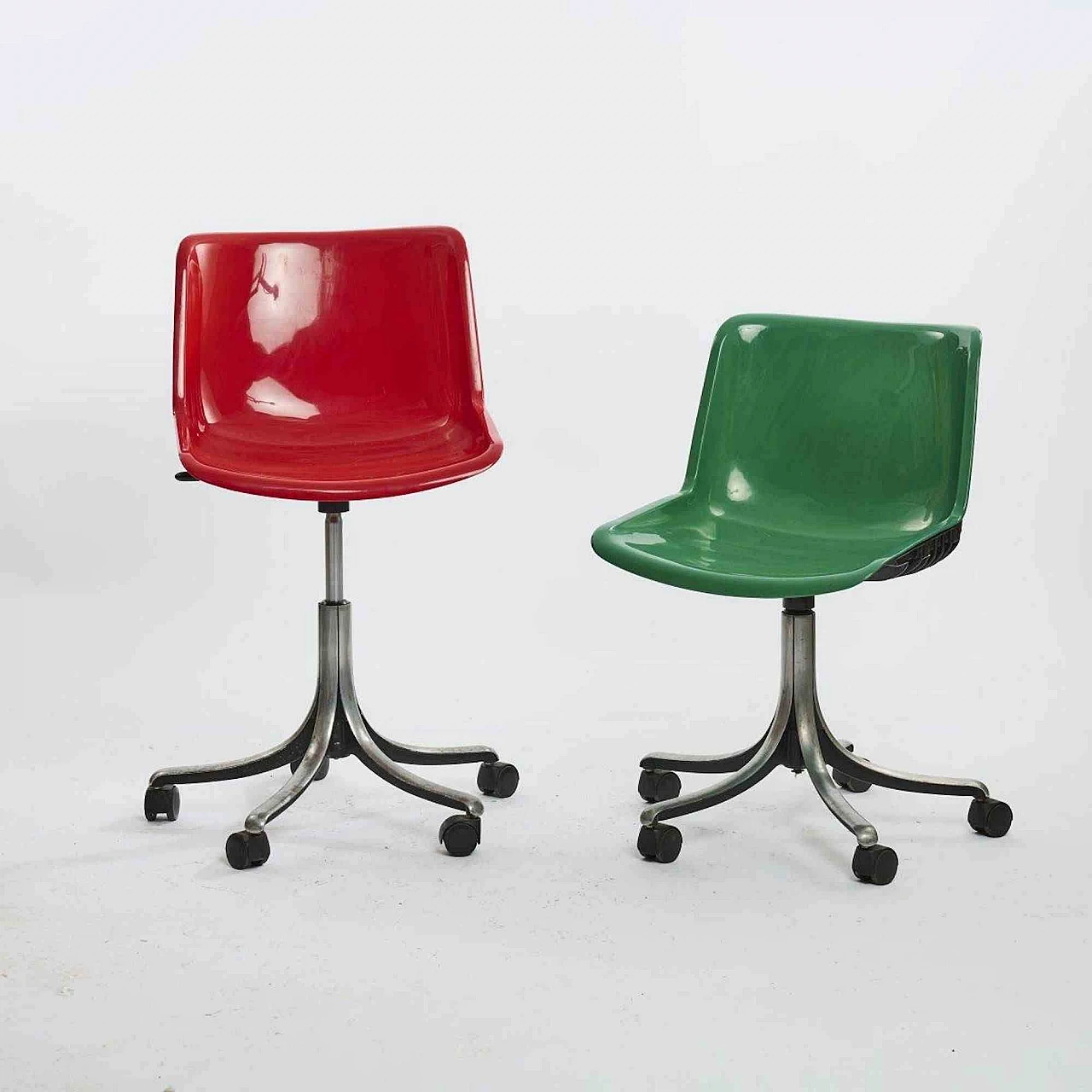 n.a., Four 'Modus' Work Chairs 1980s-1990s 5