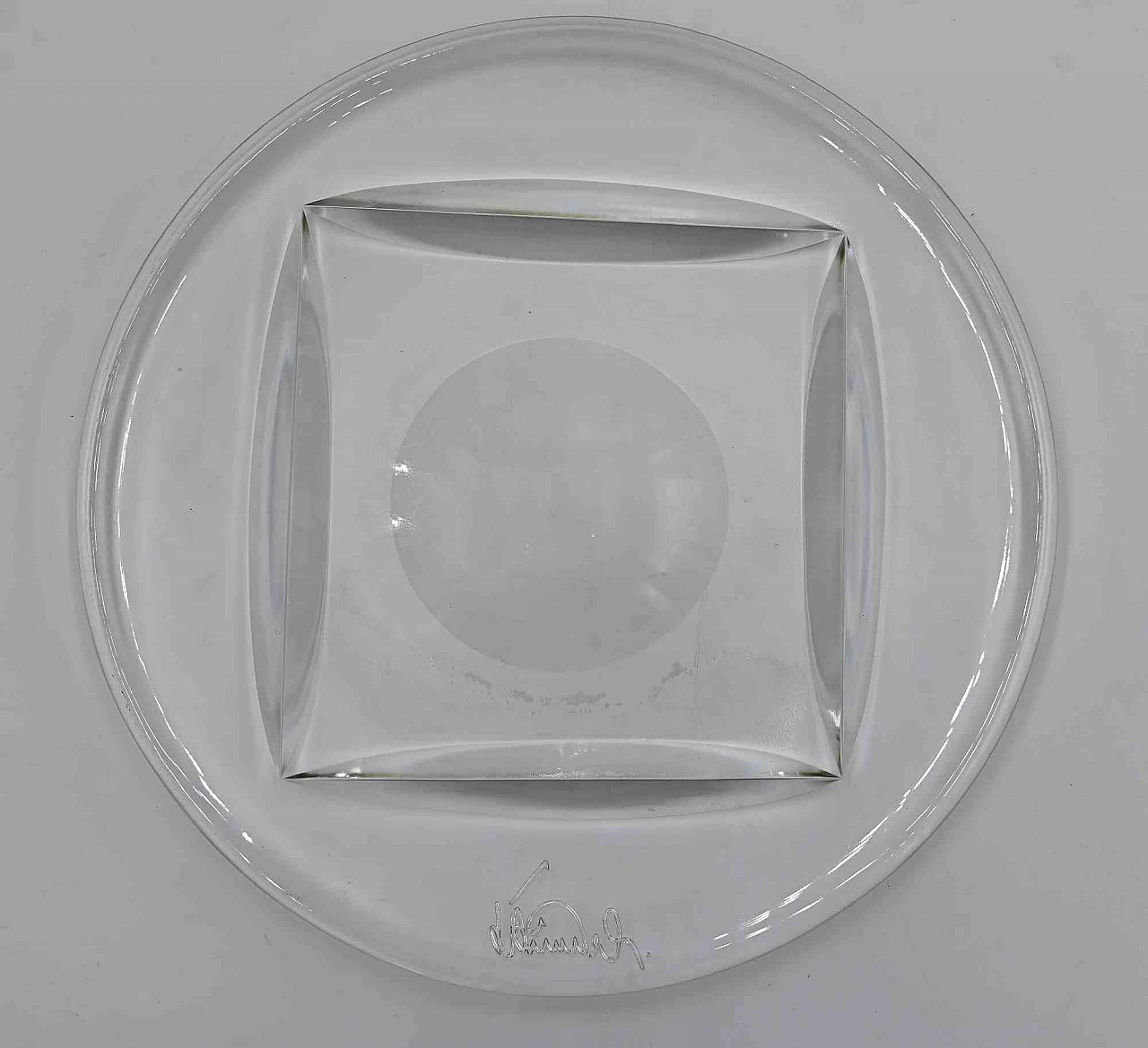 Artista del XX secolo, Centrotavola in Cristallo Anni 2000 5