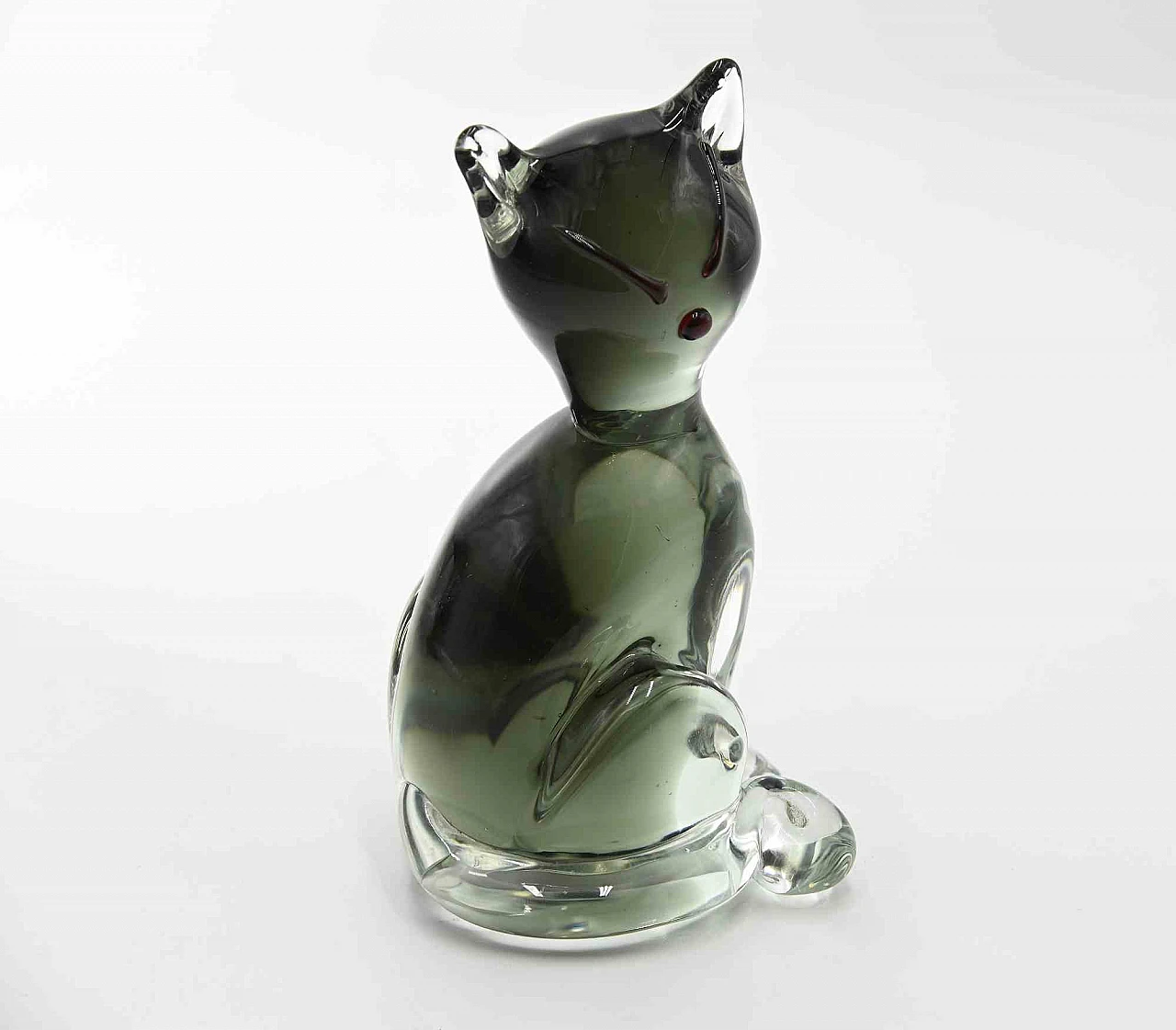 n.a., Murano Glass Cat 1980s-1990s 1