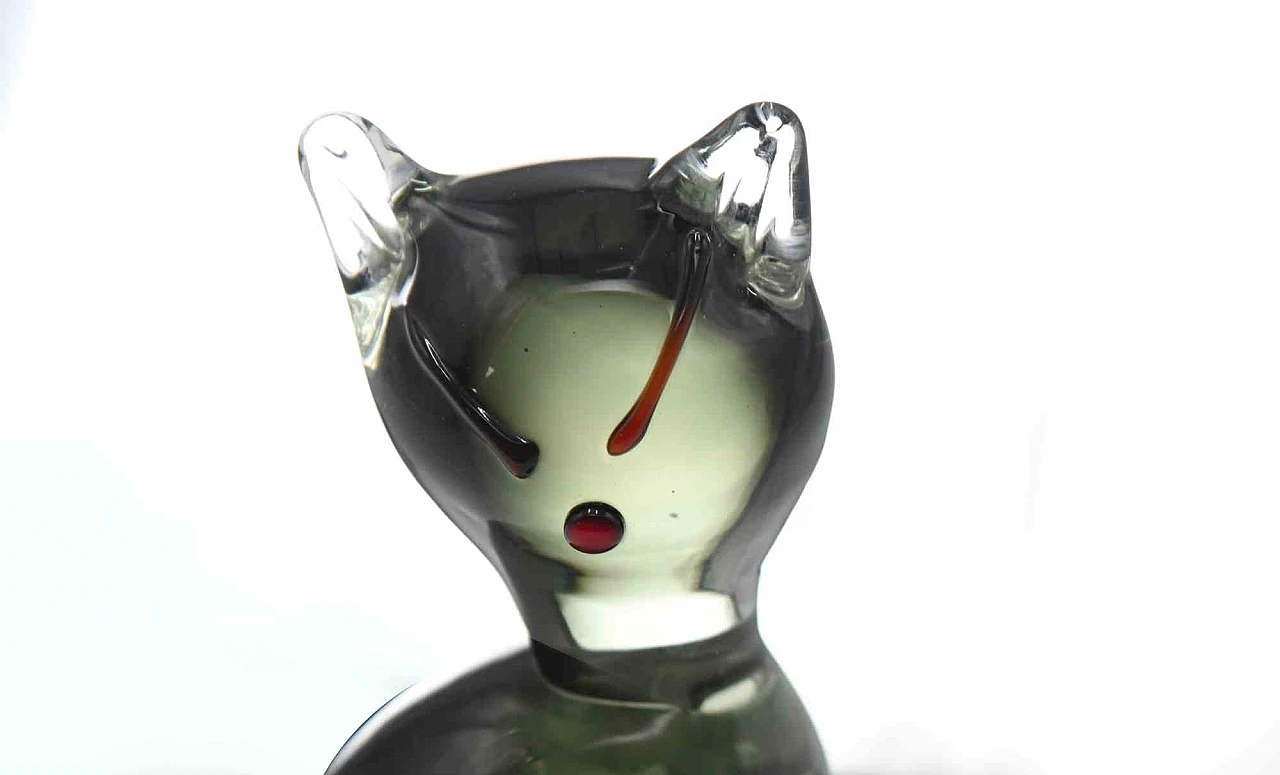 n.a., Murano Glass Cat 1980s-1990s 2