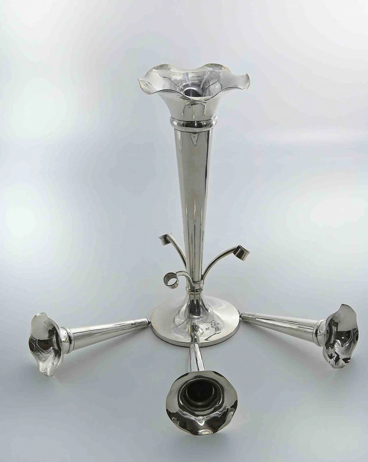 n.a., Centrotavola vintage in argento 1900-1919 2