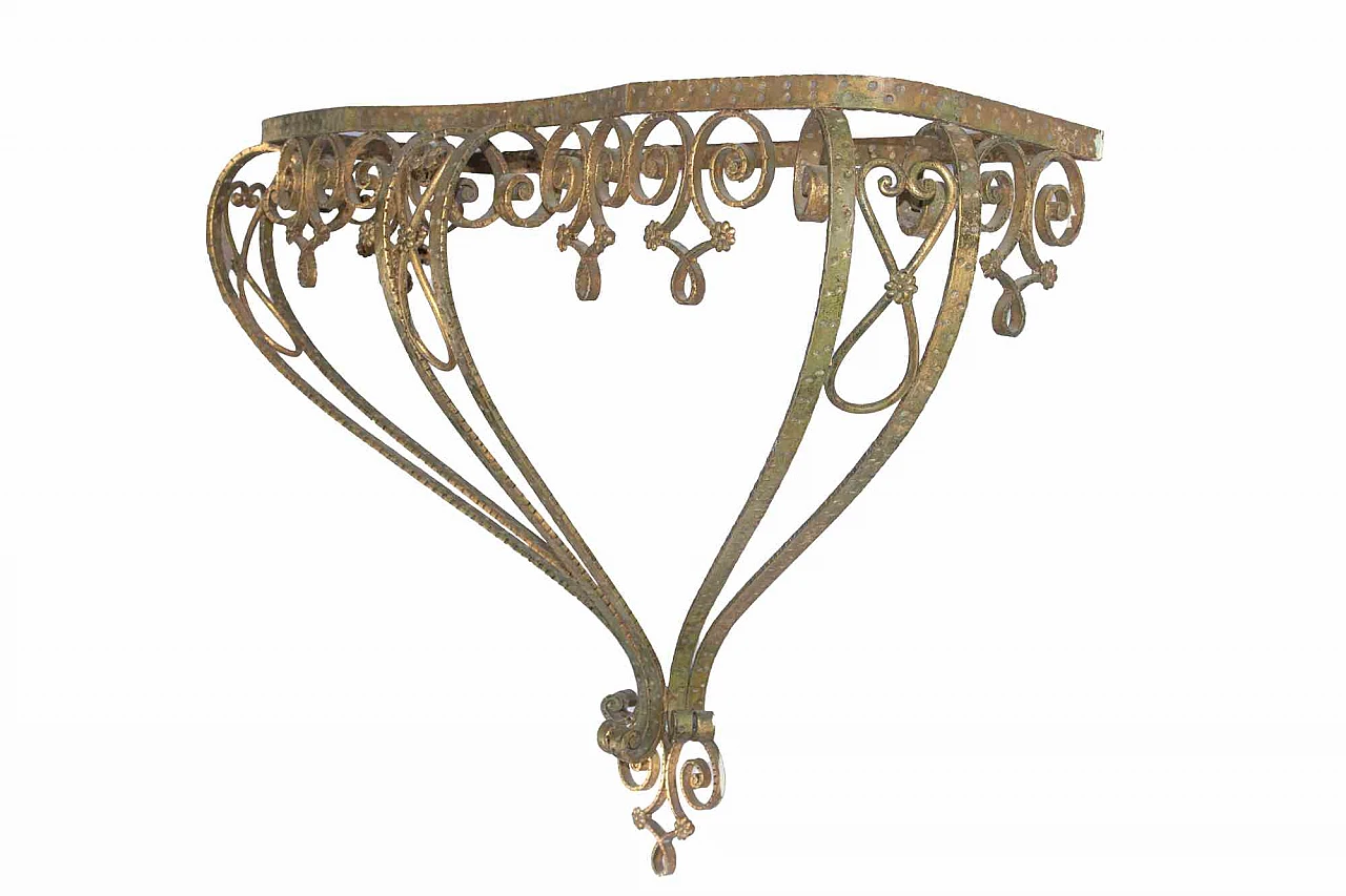 n.a., Vintage Walle Mirror and Consolle 1940s-1950s 4