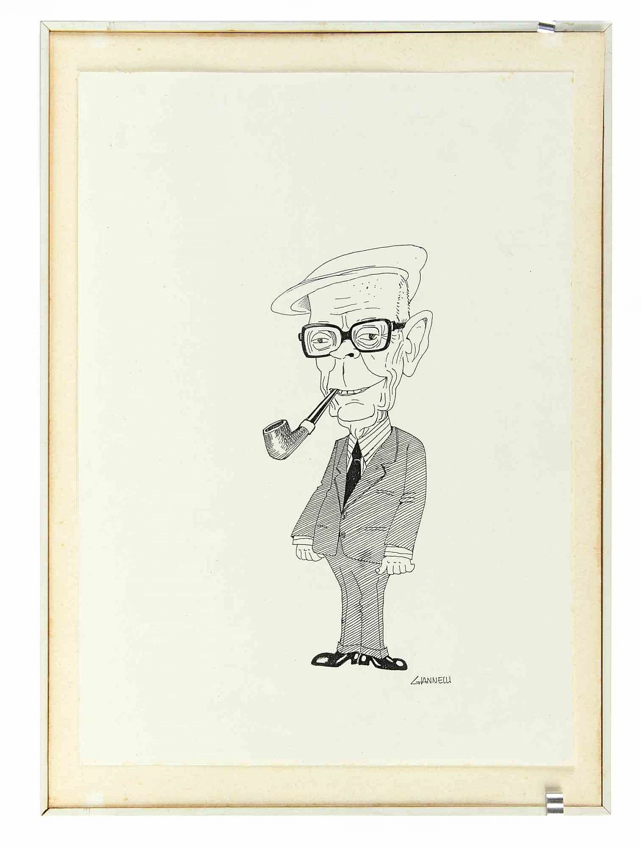 Emilio Giannelli, Caricatura di Sandro Pertini, Disegno Anni 2000 2