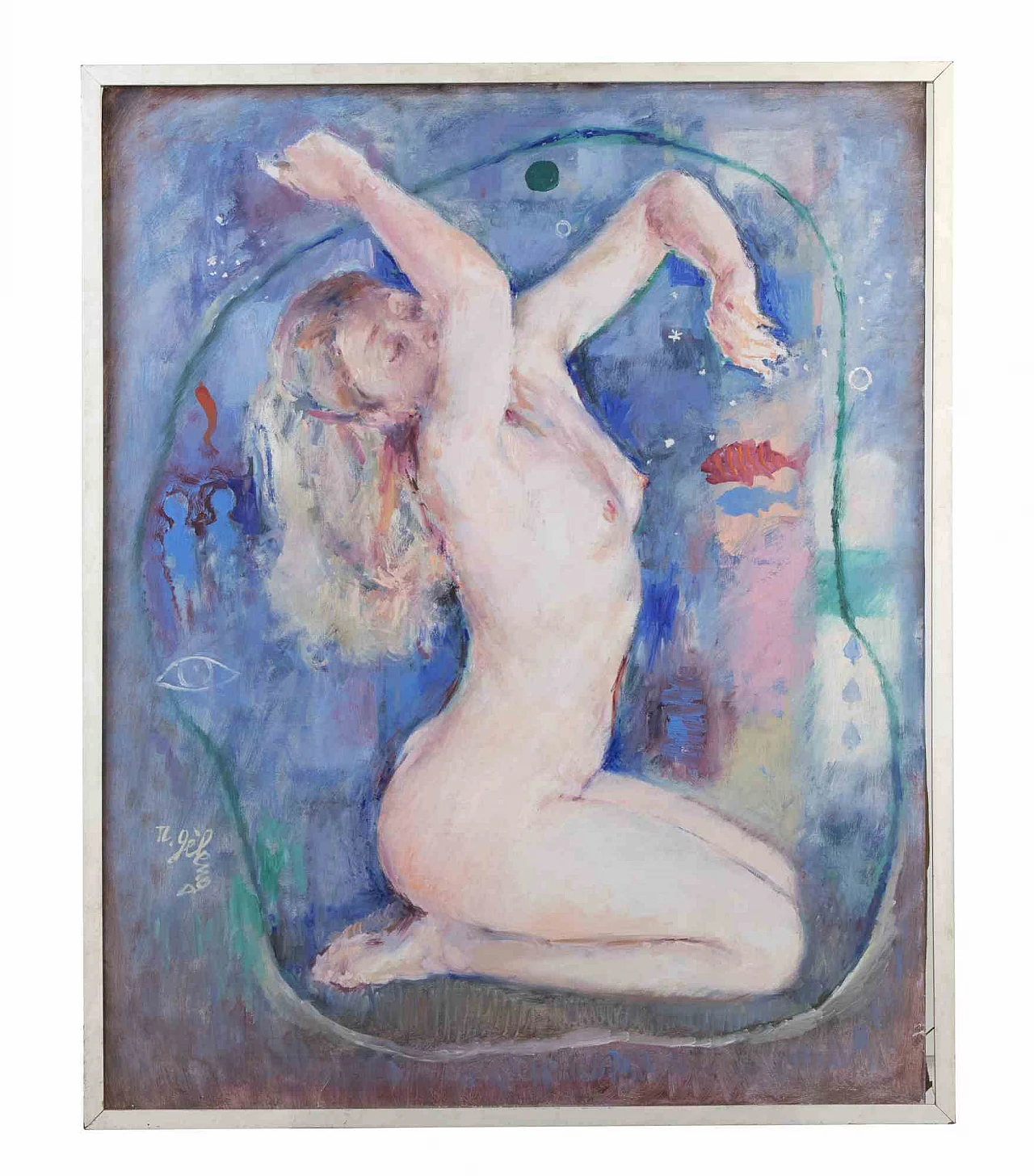Rinaldo Geleng, Nudo, Olio su tela 1960-1979 1