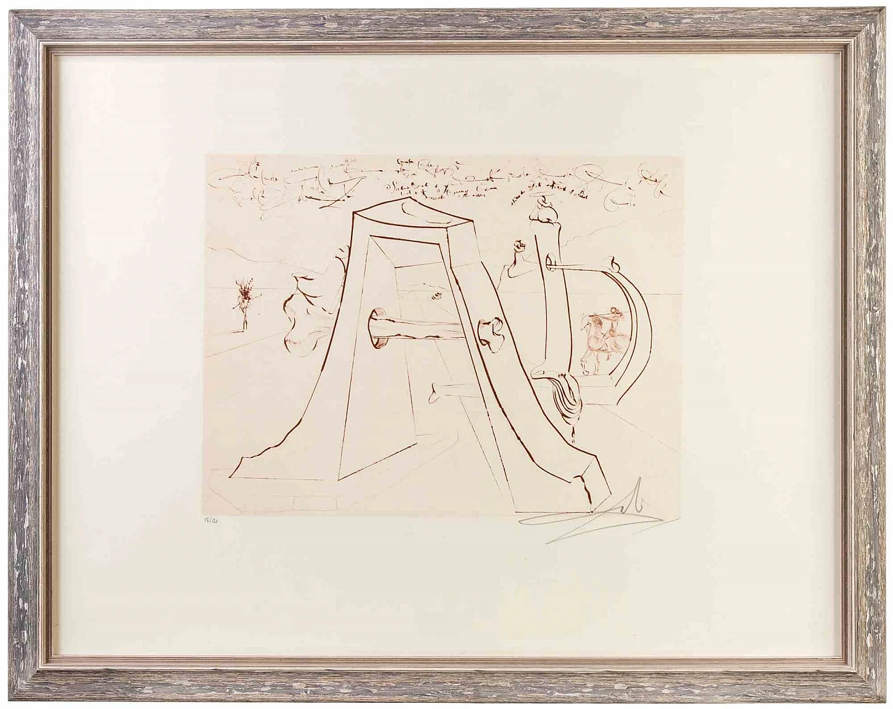 Salvador Dalì, Homage to Durer, Lithograph 1980s-1990s 3