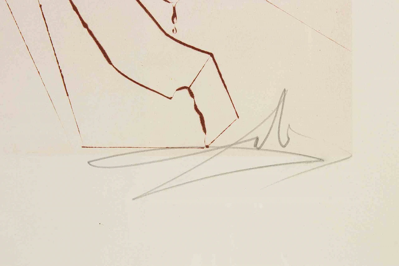 Salvador Dalì, Homage to Durer, Lithograph 1980s-1990s 4