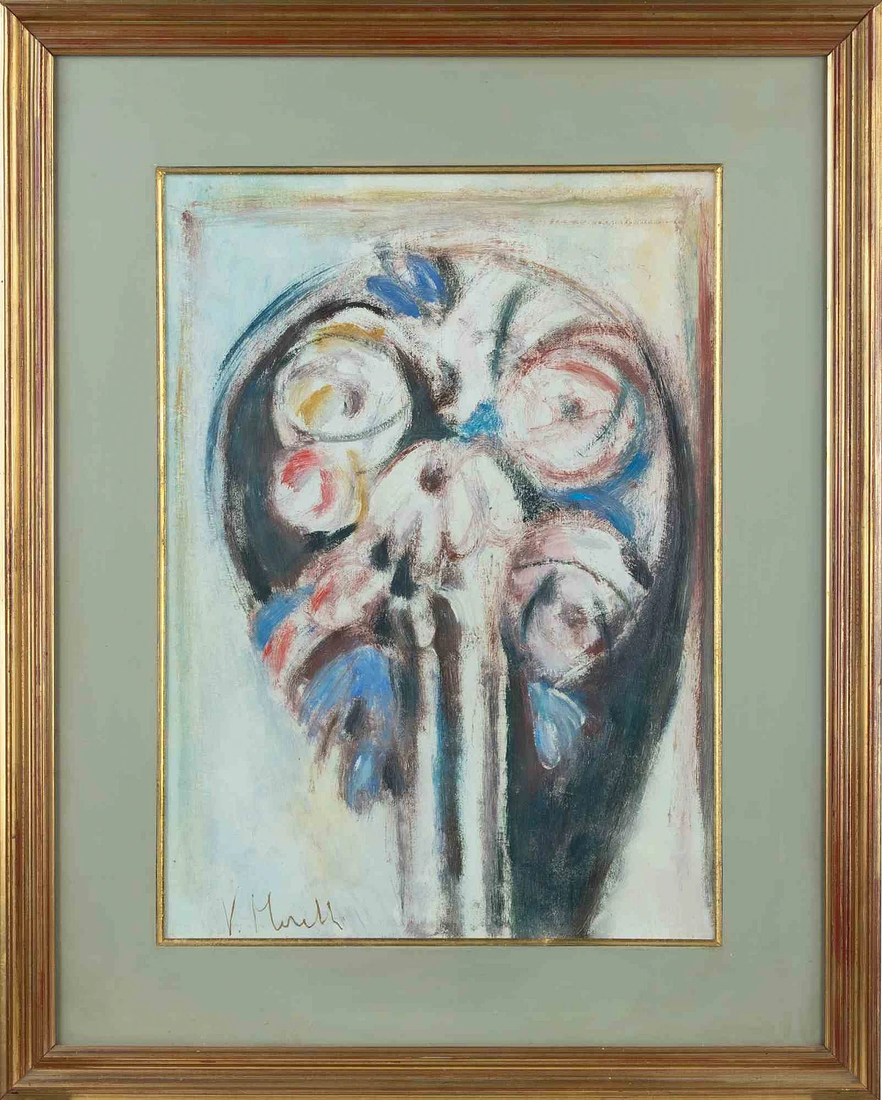 Artist XX century, Abstract composition, Oil on Canvas 2000s 1