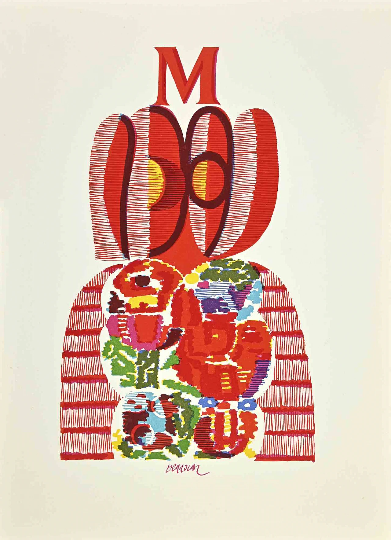 Miguel Berrocal, M come Miguel, Linoleografia 1960-1979 1