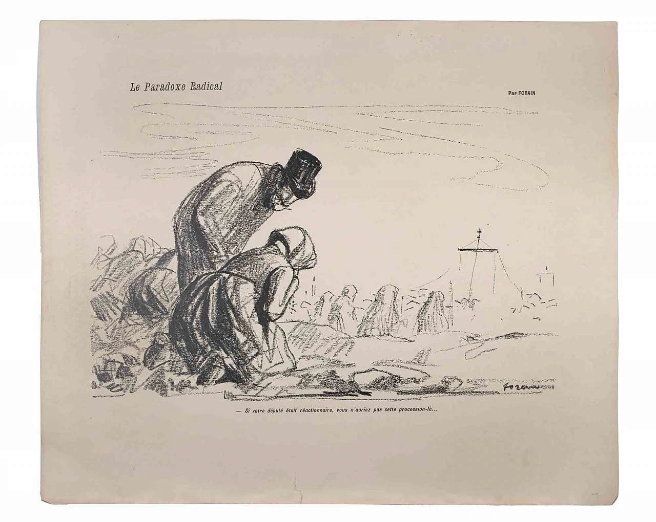 Jean-Luis Forain, The Radical Paradox, Lithograph 2000s 1