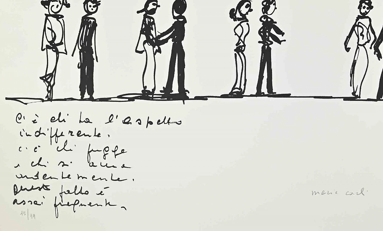 Maria Carli, Amanti, Litografia Anni 2000 2