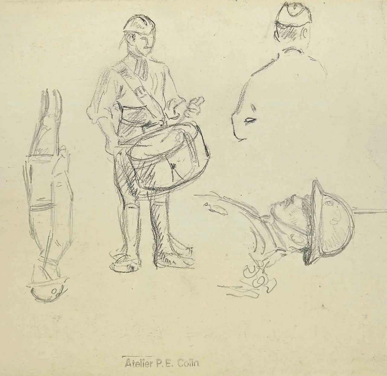 Paul Emile Colin, Il soldato, Disegno Anni 2000 1