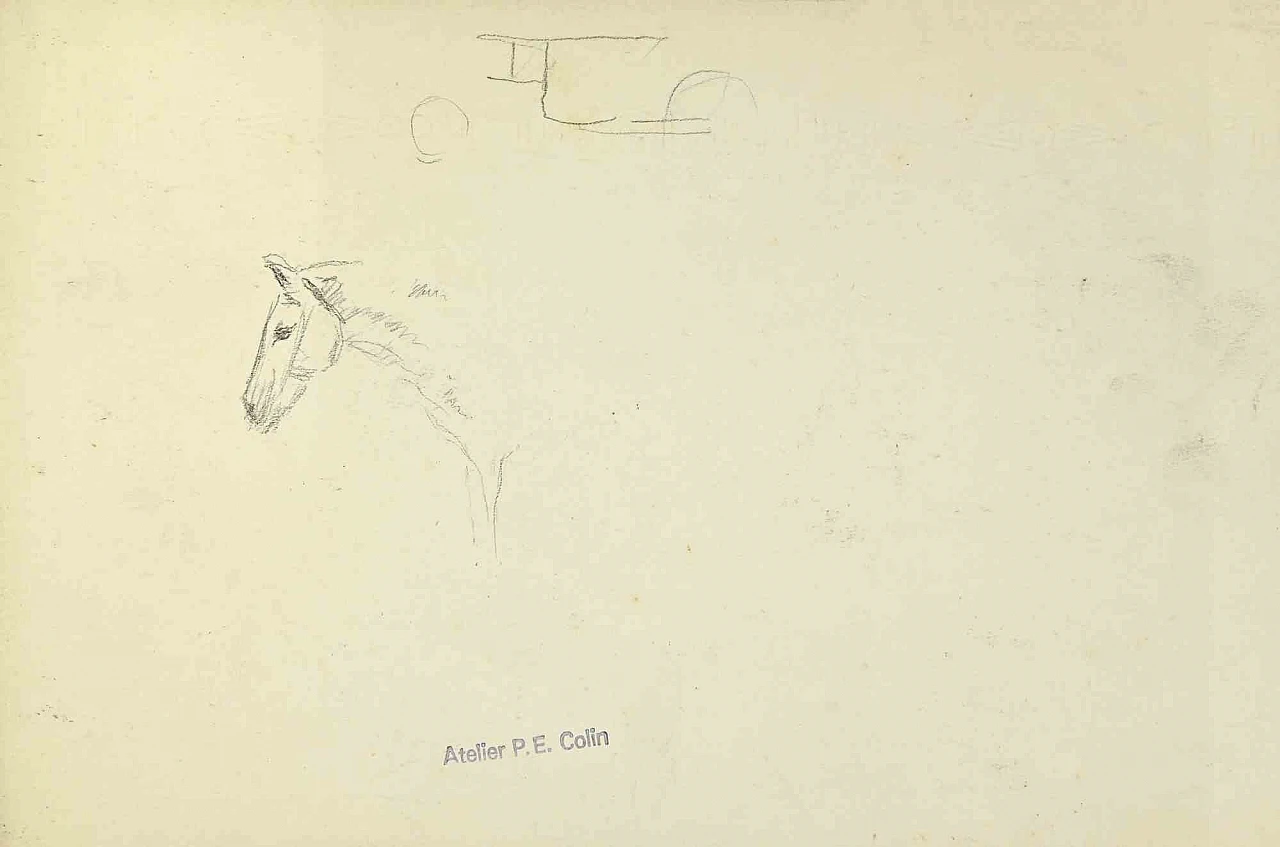 Paul Emile Colin, Il cavallo, disegno Anni 2000 1