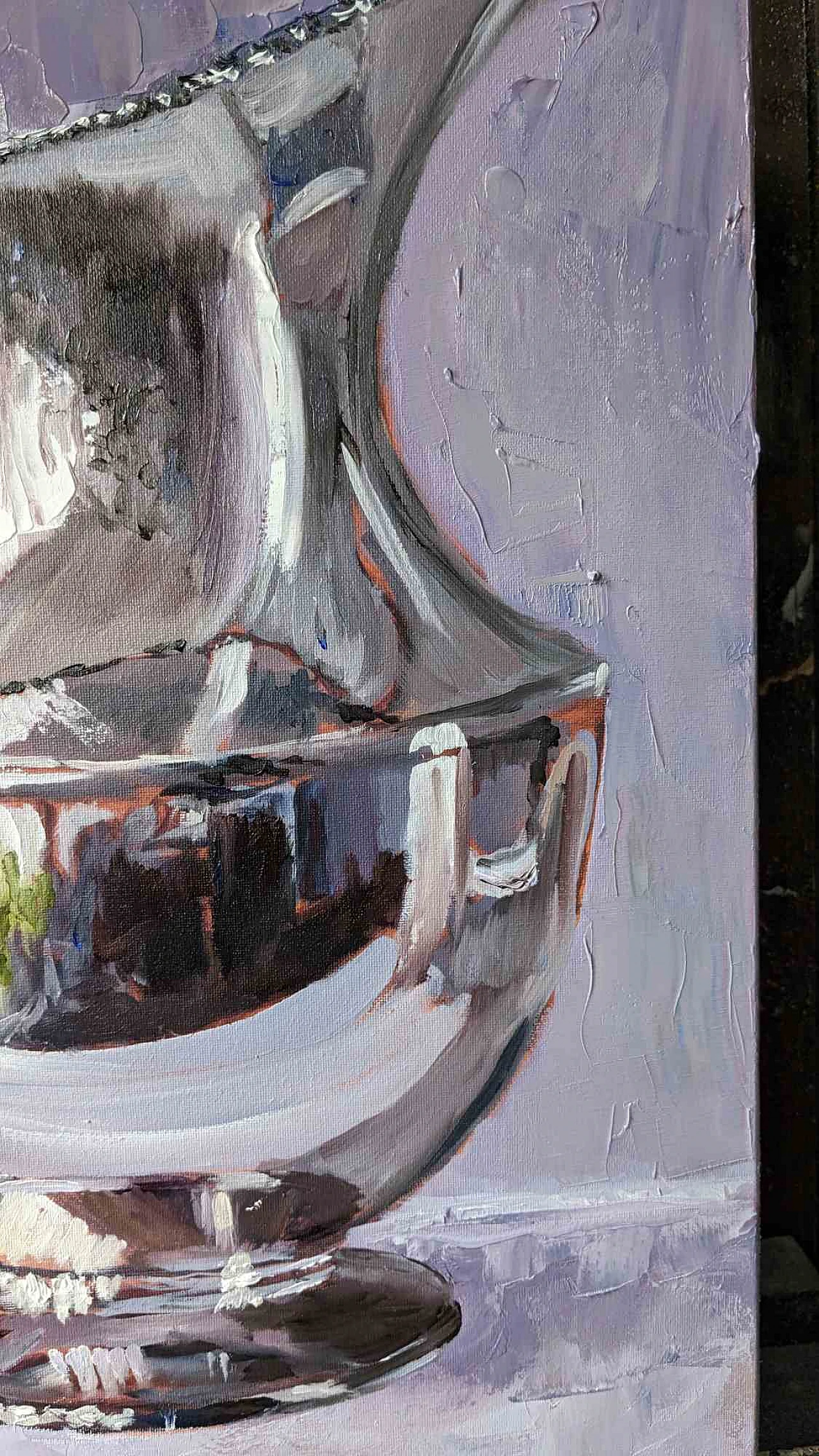 Adriano Bernetti da Vila, Teiera, Olio su tela Anni 2000 3