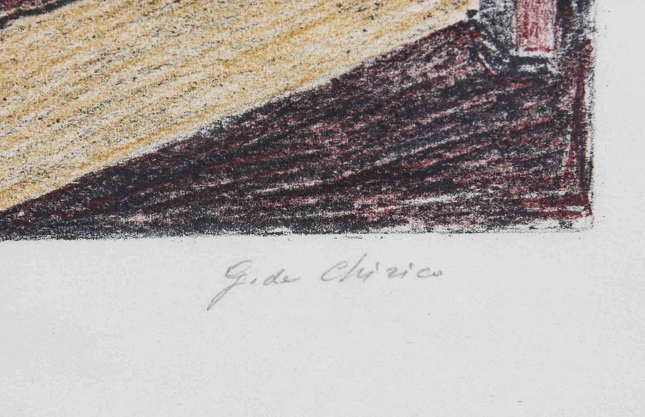 Giorgio de Chirico, L'enigma del ritorno, Litografia Anni 2000 2