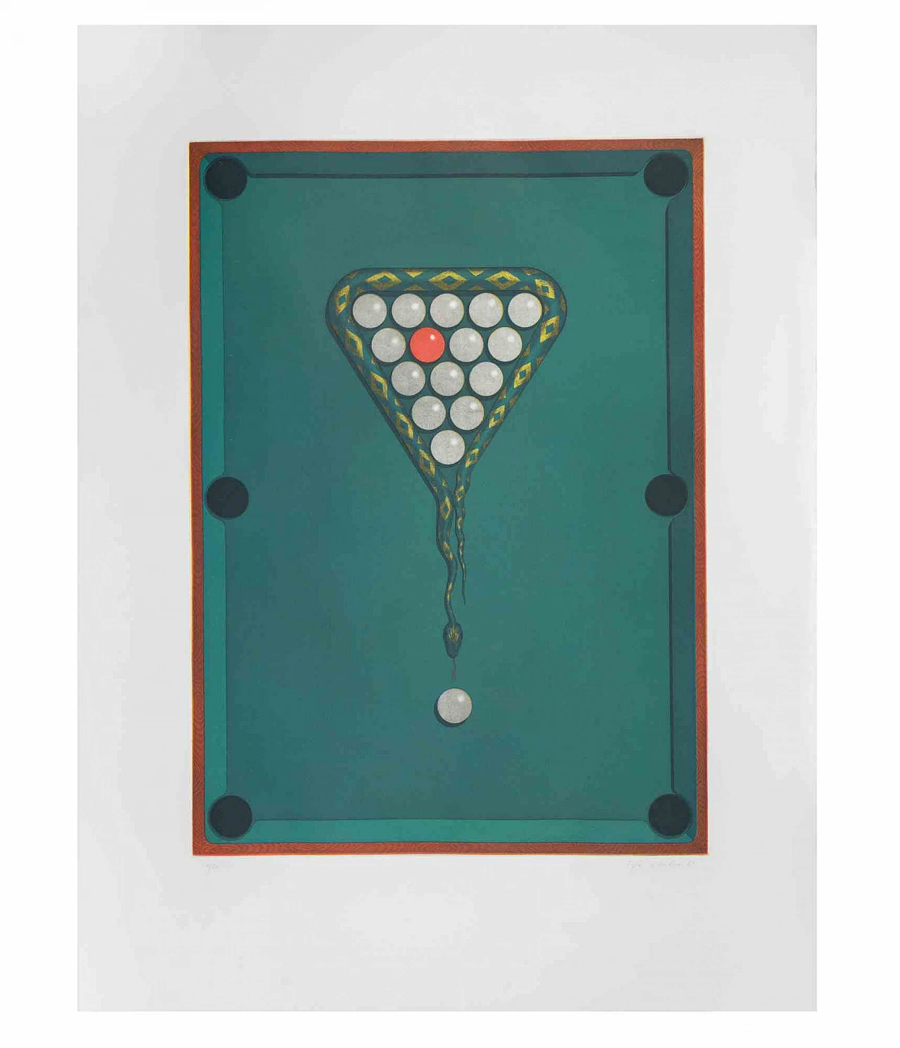 Fifo Stricker, 1 auf 16, acquaforte acquatinta 1980-1999 1