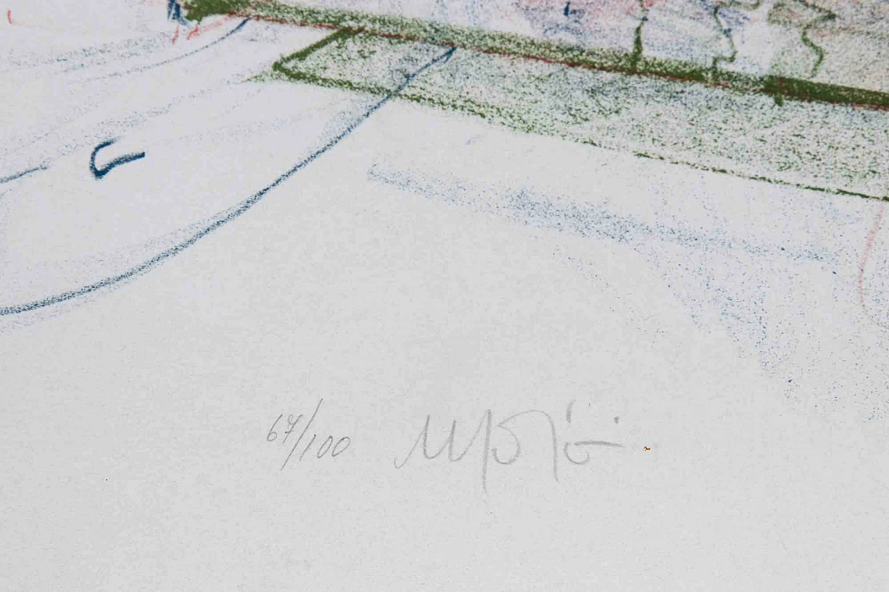 Kaiko Moti, Couple in a Cube, Etching 2000s 2