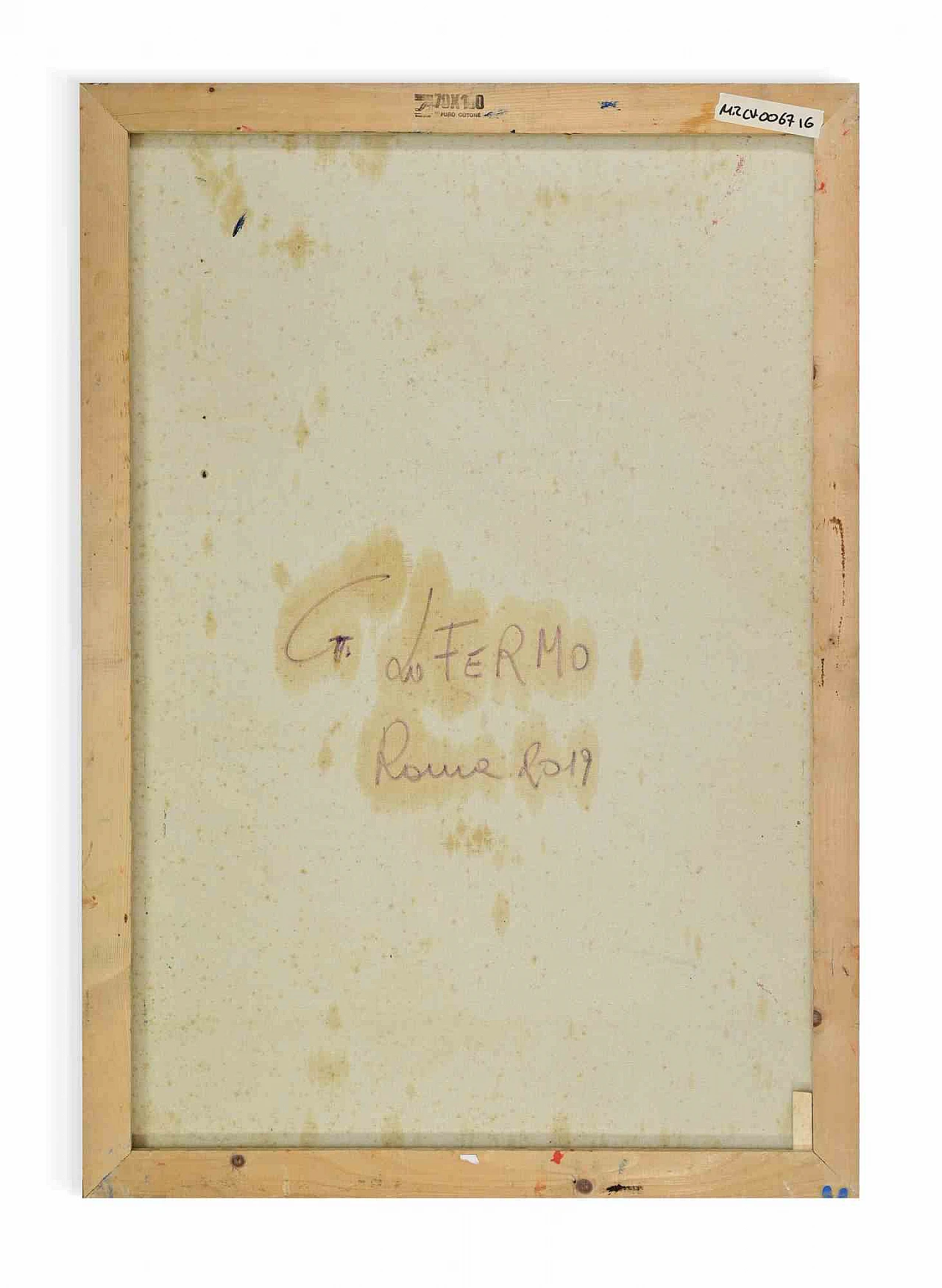 Giorgio Lo Fermo, Abstract Expression, Oil on Canvas 2000s 2