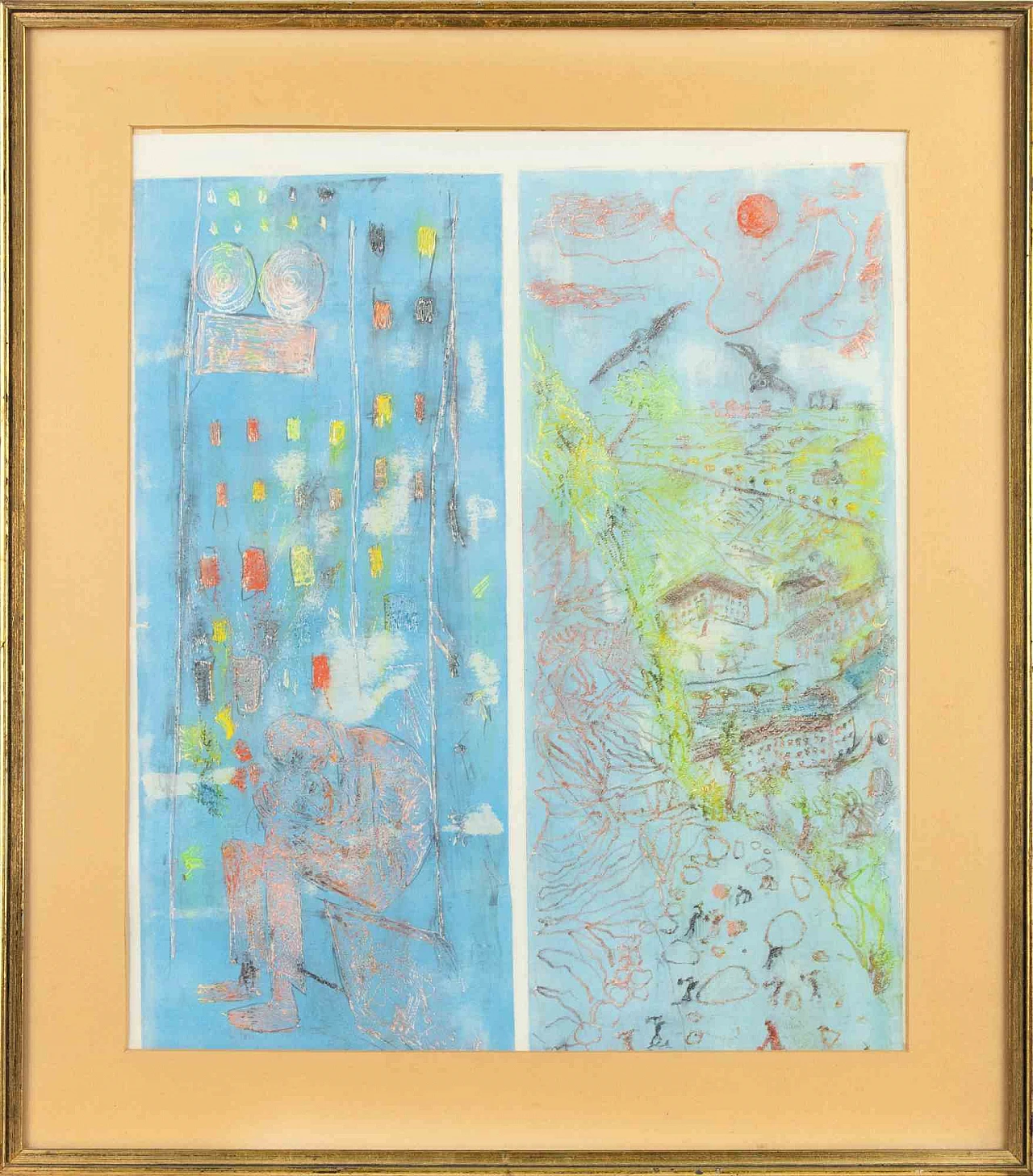 Artist XX century, Abstact Composition, Mixed Media 2000s 1