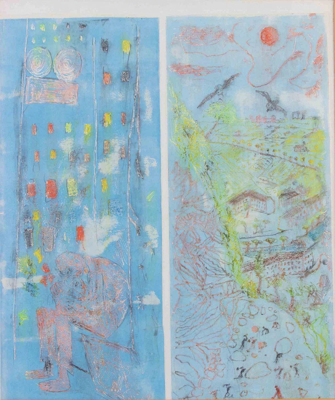 Artist XX century, Abstact Composition, Mixed Media 2000s 3