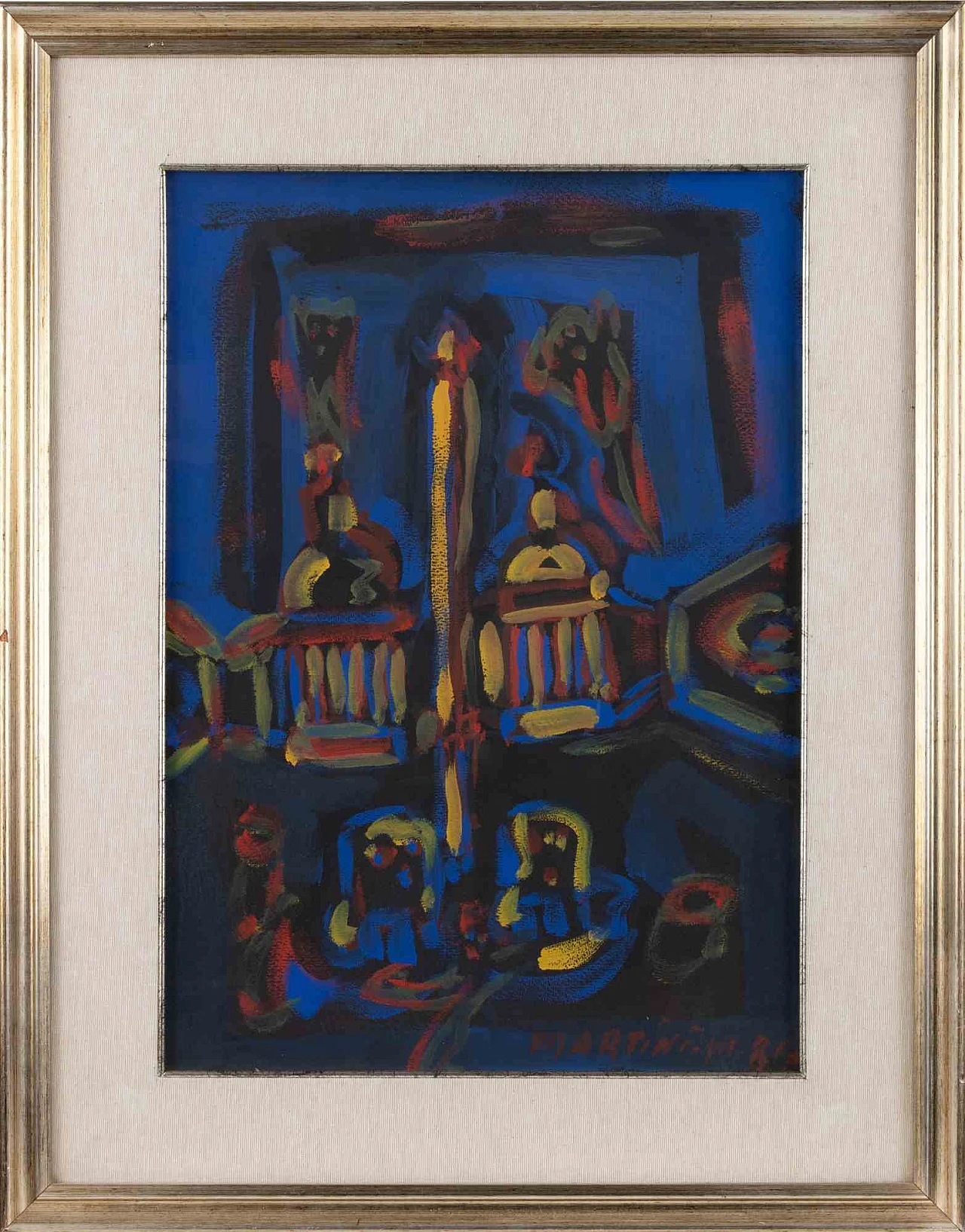 Mario Martini, Senza titolo, Olio su tela 1980-1999 1