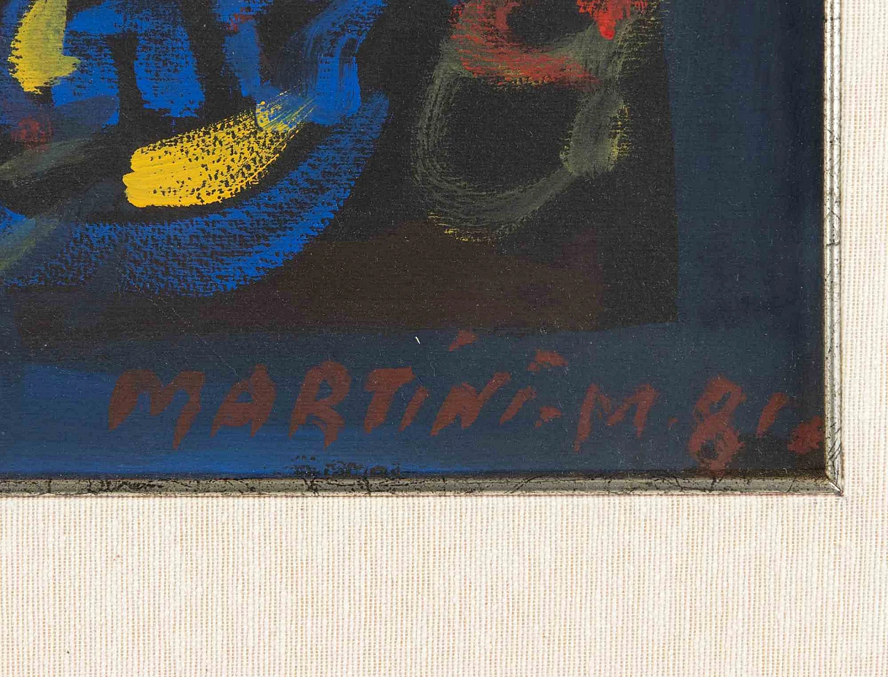 Mario Martini, Senza titolo, Olio su tela 1980-1999 2