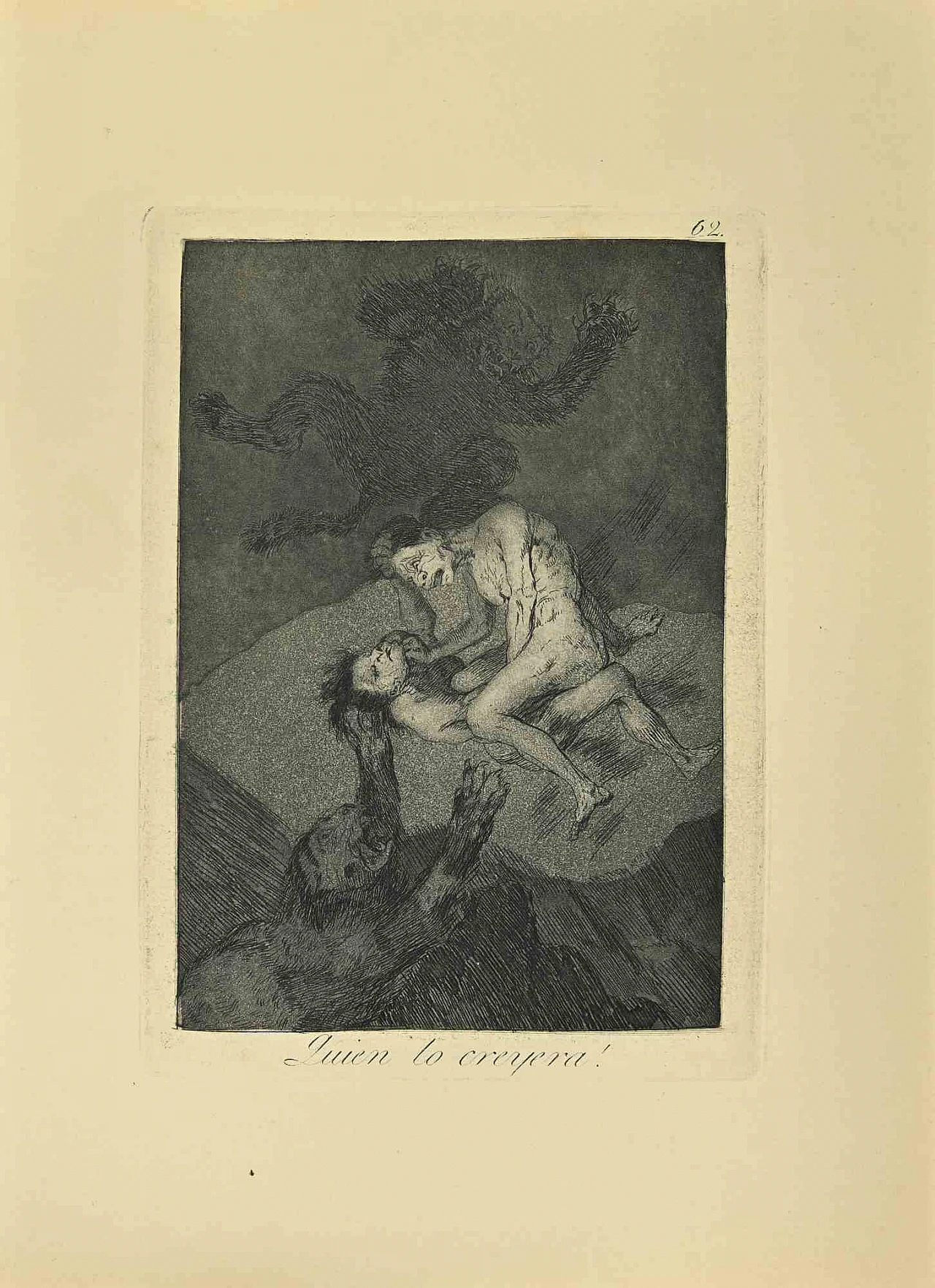 Francisco Josè de Goya y Lucientes, Quien lo creyera!, Etching Aquatint Drypoint 19th century 1