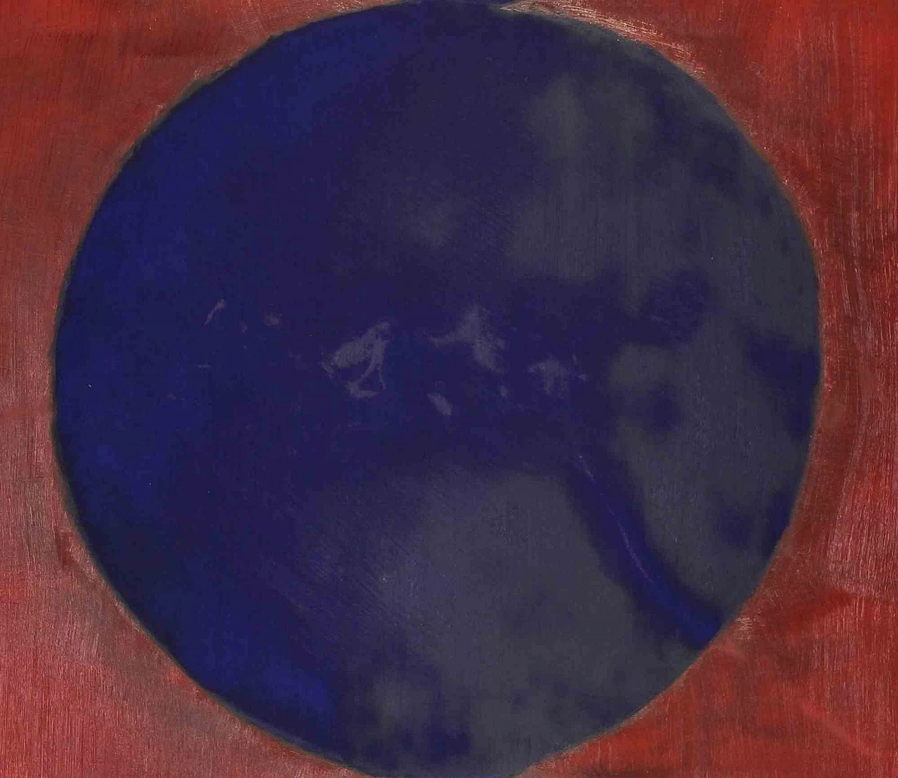 Giorgio Lo Fermo, Blue Circles, Oil on Canvas 2000s 2