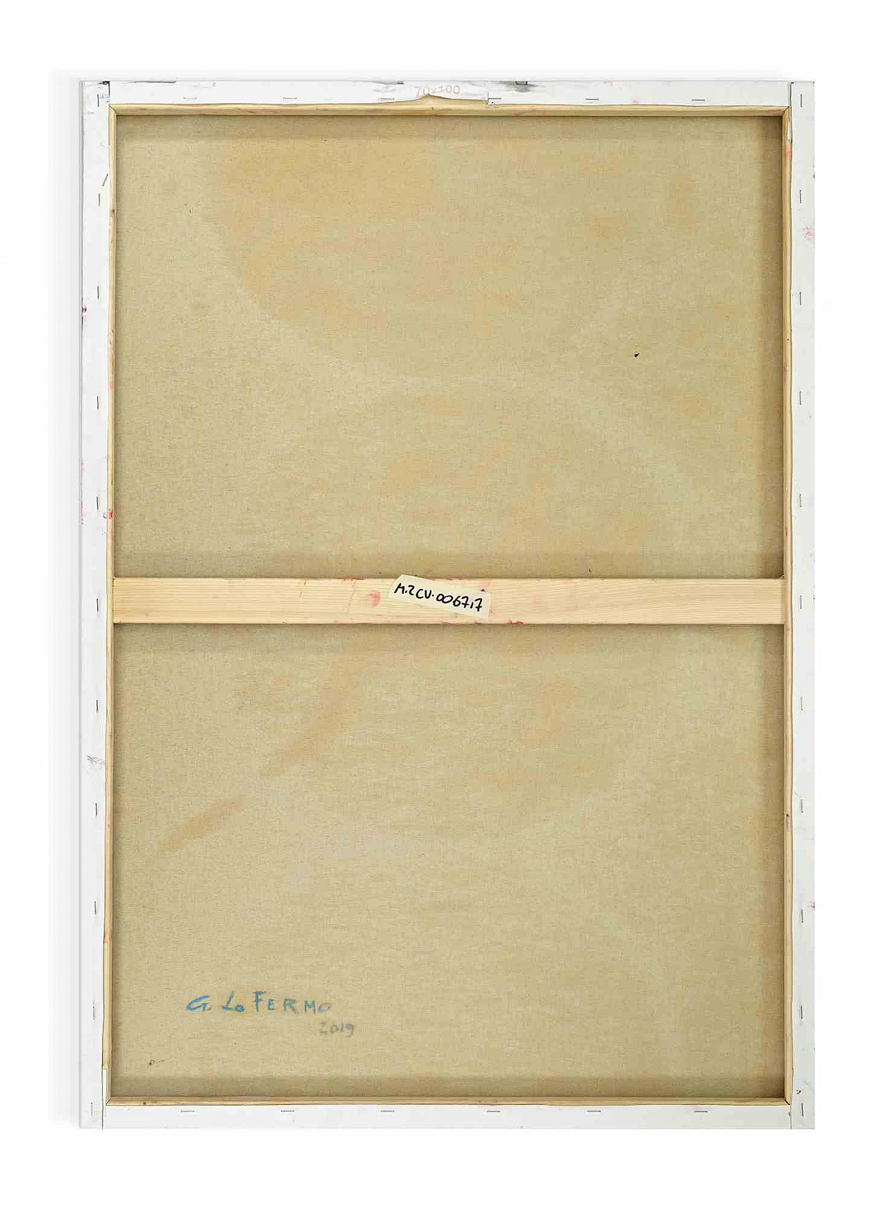 Giorgio Lo Fermo, Blue Circles, Oil on Canvas 2000s 3