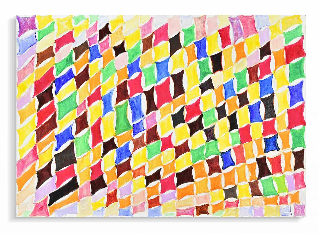 Giorgio Lo Fermo, Reticolo, Olio su tela Anni 2000 1