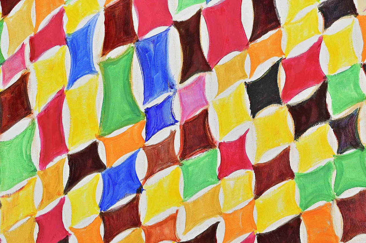 Giorgio Lo Fermo, Reticolo, Olio su tela Anni 2000 2