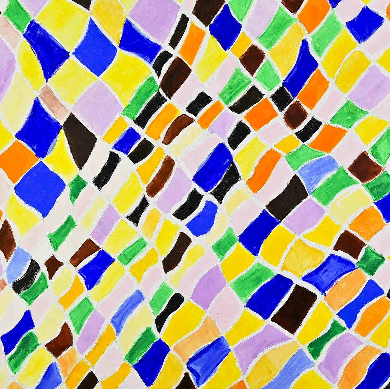 Giorgio Lo Fermo, Reticulum, Oil on Canvas 2000s 3