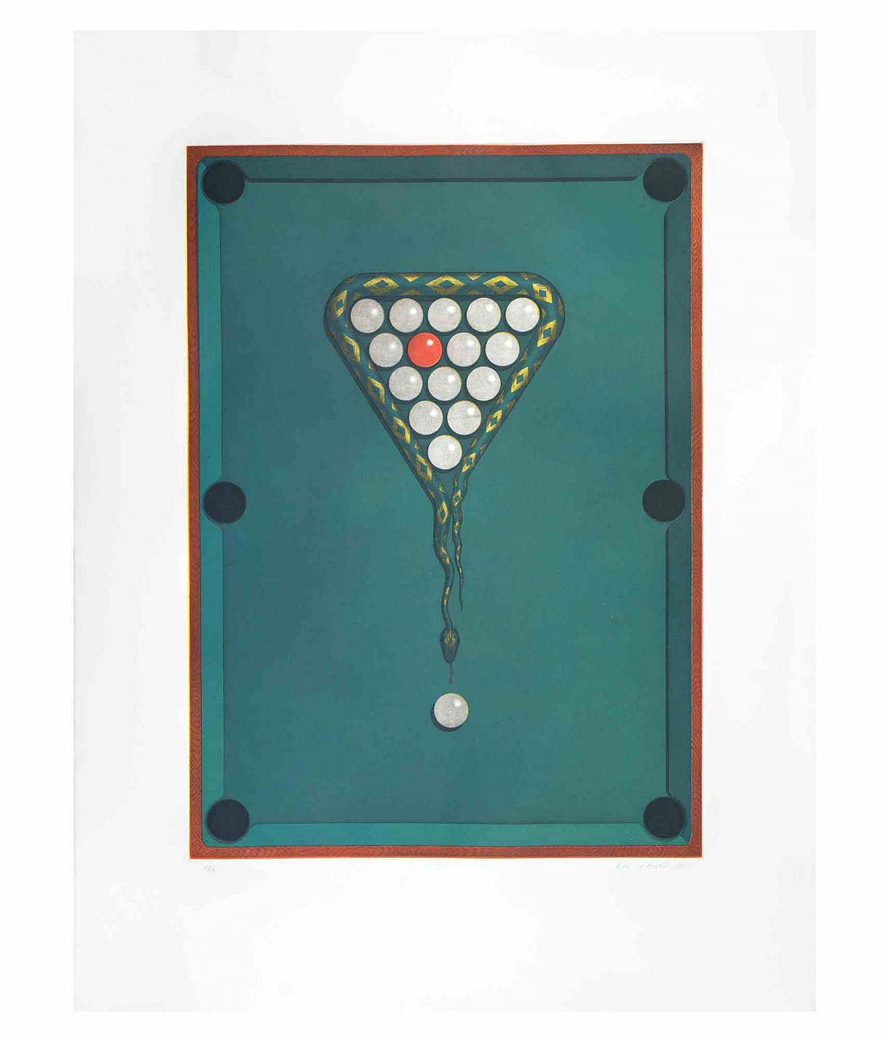 Fifo Stricker, 1 auf 16, acquaforte acquatinta 1980-1999 1