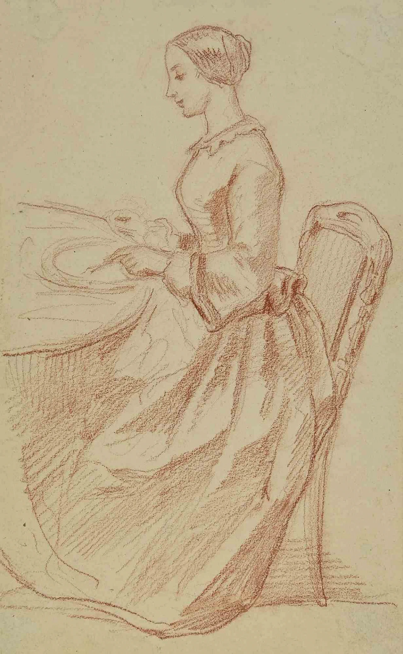 n.a., Donna, Disegno '800 1