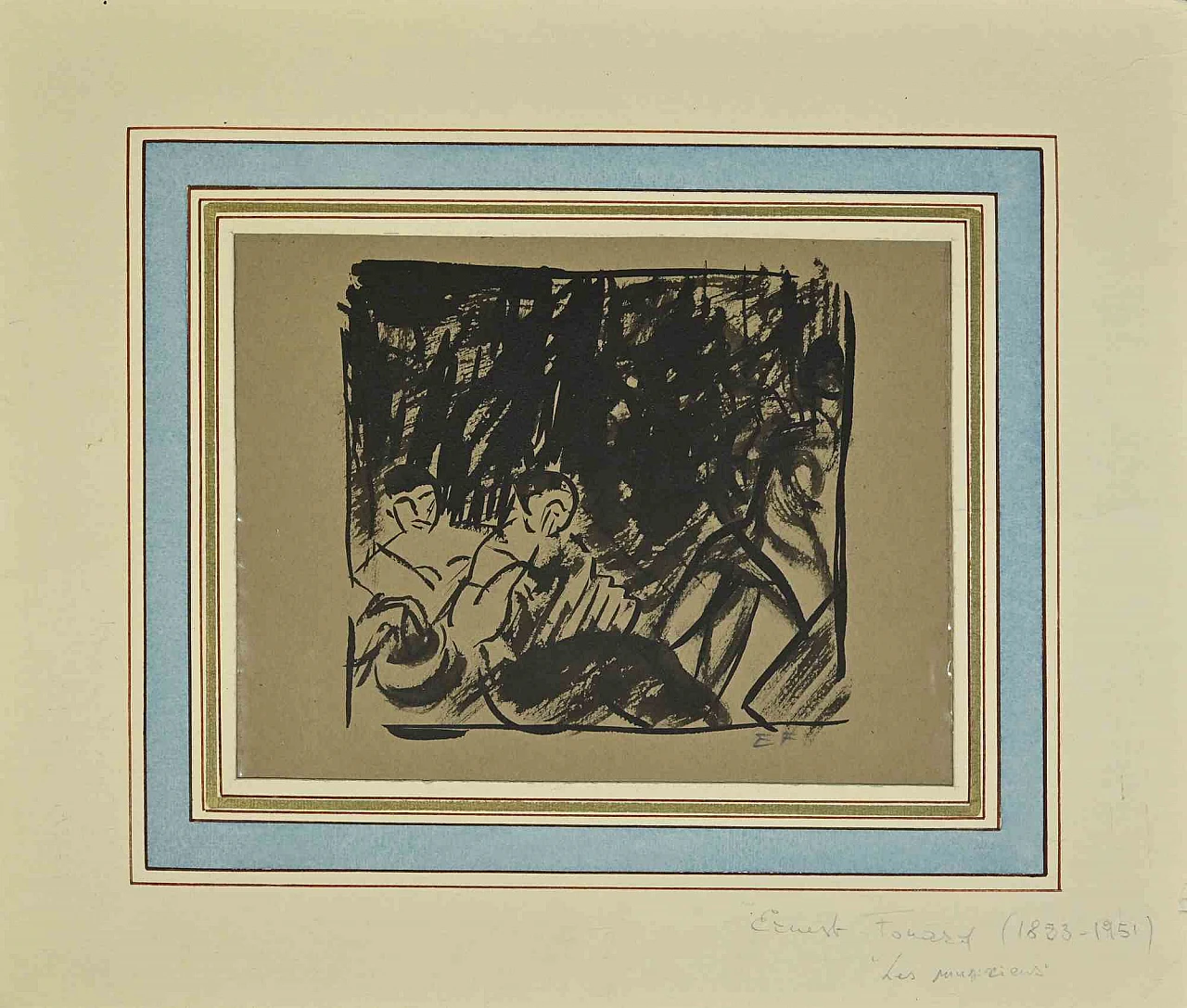 Ernest Fouard, Composizione, Disegno 1940-1959 1