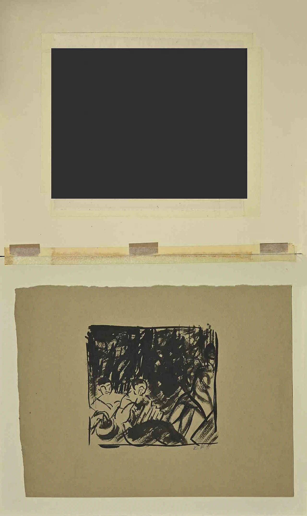 Ernest Fouard, Composizione, Disegno 1940-1959 2